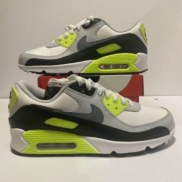 Nike Air Max 90 Gore-Tex Men\'s Size 8.5 White Neon Athletic nby Shoes FD5810 102 main image 6